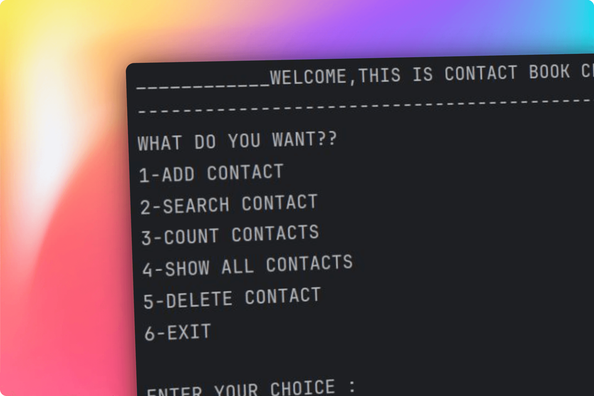 Java CLI Projects